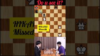 HIKARU REACTS 🦊seeing this Move✔️  bareillychess hikarunakamura shorts [upl. by Iran369]