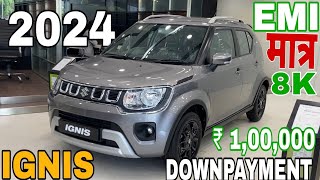 Maruti Ignis Zeta 2024 Price  Maruti Ignis Zeta On road Price 2024  Finance Loan EMI [upl. by Airdnaxila]