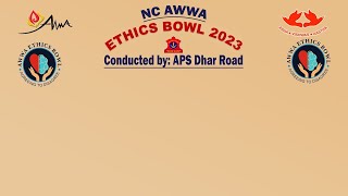 NC AWWA ETHICS BOWL 2023 Day1 [upl. by Sairahcaz]