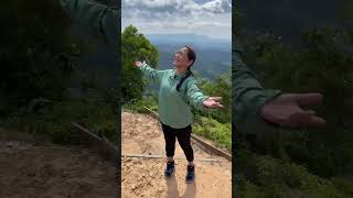 Singing “KU TERHUBUNG DENGANMU” at the Top of Prayer Mountain Bukit Salib Bario on 17924 [upl. by Assilak980]