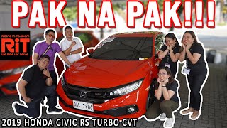 2019 Honda Civic RS Turbo CVT Review  Cars Philippines [upl. by Ynnam]