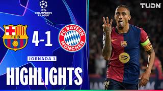 HIGHLIGHTS  Barcelona vs Bayern München  UEFA Champions League 2425  TUDN [upl. by Natsud]