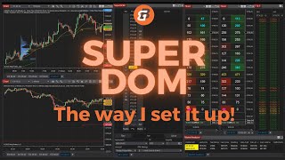 Day trading Emini SampP Futures  SuperDOM NinjaTrader  How to set it up scalping strategies [upl. by Padget]