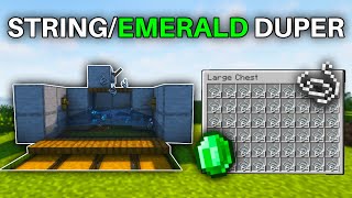 Easy String DuperEmerald Farm in Minecraft 121 [upl. by Attenat944]