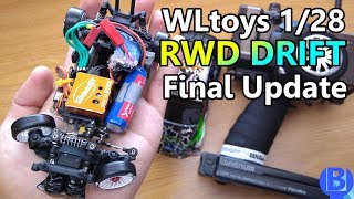 WLtoys K989 128 RWD Drift Update 4  Final Setup [upl. by Ilarin288]