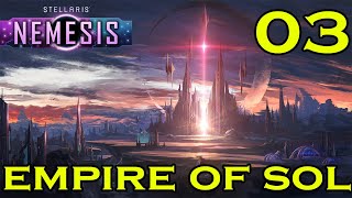 ENEMIES EVERYWHERE  Stellaris NEMESIS  Part 03  Fresh Start HARD SETTINGS  New DLC Grand [upl. by Eillac]