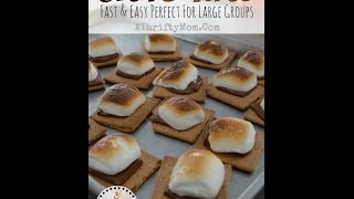 Oven Baked SMores Chocolate marshmallow Recipe [upl. by Anhej]