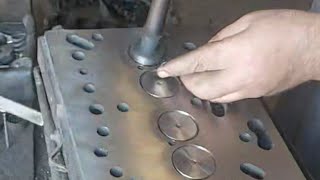 Machine Shop Works Daily Routine Crankshaft Resurfacing Rebuild Bushing Honing Threading [upl. by Beichner]