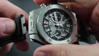 Hublot Big Bang Unico Titanium 411NX1170RX Functions amp Care [upl. by Earal]