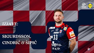 Ponovno zajedno nakon 91 dana  Sigurdsson Cindrić amp Šipić  Kvalifikacije za EHF EURO 2026 [upl. by Aiem]