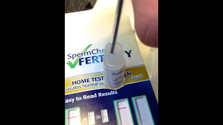 LIVE TEST AtHome Sperm Test For Men [upl. by Elam274]