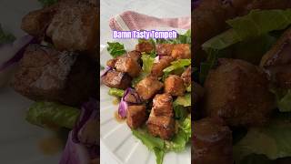 Delicious Marinated Air Fryer Tempeh highproteinvegan recipe [upl. by Mcnair]