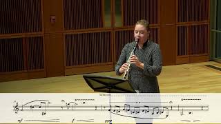 Sprezzatura  Clarinet Solo  Score Video [upl. by Mersey585]