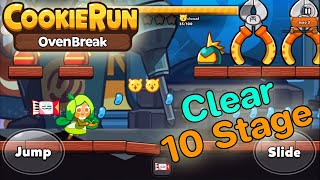 Cookie Run คุกกี้รสผักปวยเล้ง Clear 10 Stage [upl. by Samal]