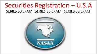 Securities Registration Uniform Securities Act  Series 63 Exam Series 65 Exam and Series 66 Exam [upl. by Torrance724]