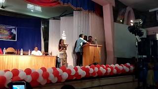 Angamaly Diaries cast singing chayakadakkara song at StThomas College Pala [upl. by Burleigh]