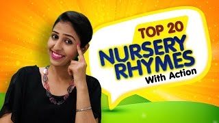 Nursery Rhymes For Kids  Top 20 Action Songs For Children  Nursery Rhymes With Actions [upl. by Fortuna503]