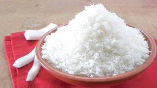 How to make Desiccated Coconut [upl. by Ahsoj441]