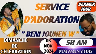 SERVICE D’ADORATIONBENI JOUNEN WHAMAN PÈDI BATAYCÉLÉBRATIONPLM AMEN 3 FOIS [upl. by Anilam]