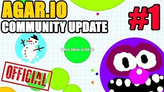 AGARIO COMMUNITY UPDATE 1  Top 10 Skins Featured Players Tips amp More [upl. by Conan]