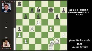 Magnus Carlsen vs Tuan Minh Le Speed Chess Championship 2024 game 2 [upl. by Aaren]