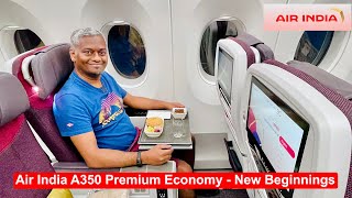 Air India A350 Premium Economy  New Beginnings  Chennai to Hyderabad [upl. by Rockey950]