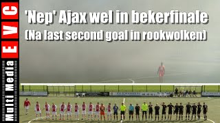 Nep Ajax wel in bekerfinale ondanks rookwolken  JSV  SVA [upl. by Waddell]