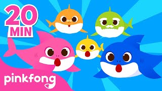 La Famille Requin TOUS Ensemble   Compilation  Pinkfong Bébé Requin  Chansons pour Enfants [upl. by Sivek]