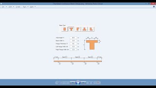 Continuous Beam Design Using ASDIP CONCRETE [upl. by Anitneuq282]