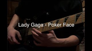 Lady GagaPoker Face electric guitar [upl. by Itram352]