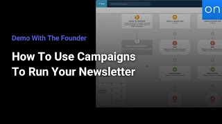 Demo With The Founder  How to Use Campaigns to Run Your Newsletter [upl. by Sissel31]