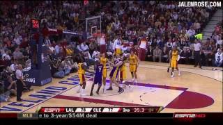 Lakers vs Cavs Feb 8 2009  NBA Finals Preview Jalen Rose Analyzes [upl. by Grados234]