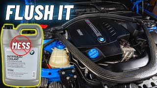 BMW N55 Coolant Flush [upl. by Zaria]