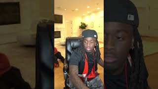 Kodak Black pops a perk ON STREAM WITH KAI [upl. by Nibaj]