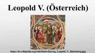 Leopold V Österreich [upl. by Deer276]