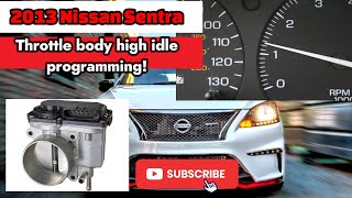 How to reset idle on 20102017 Nissan Sentra using Autel Throttle Body ETB ReLearn Procedure [upl. by Ezri583]