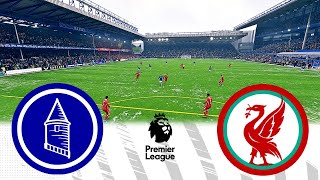 Everton vs Liverpool  Premier League 2425 CLASH  FC 25 NO RULES [upl. by Rawley]