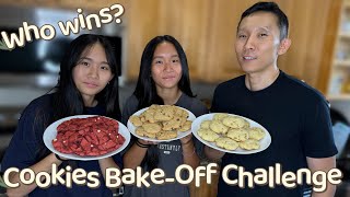 Janet vs Kate vs Tad Cookie BakeOff Competition [upl. by Adnuhsar]