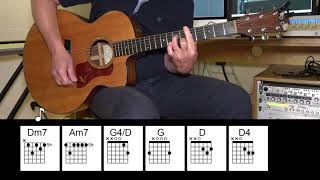 Wichita Lineman  Glen Campbell  Acoustic Guitar  Original Vocals  Chords [upl. by Norad]