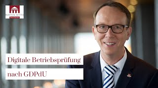 08 Digitale Betriebsprüfung nach GDPdU [upl. by Oab352]