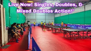 R Table Tennis Square League LIVE Singles Doubles amp Mixed Doubles Showdown subscribe [upl. by Thapa51]