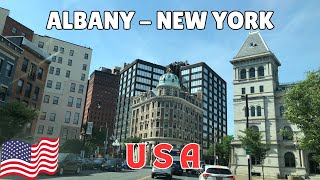 Albany New York  USA 4K Dash Cam Tour  Albany Capital of New York USA [upl. by Shig]