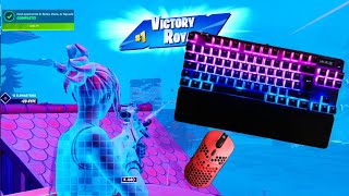 Steelseries Apex Pro ASMR Chill🤩Satisfying Keyboard Fortnite Arena Linear Switch 240 FPS Smooth 4K [upl. by Yentrok]