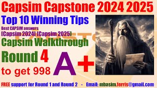 CapSim Guide  How to win CAPSIM round 1 to round 4 answers  Capsim 2024 2025  Best results 999 [upl. by Tennies241]