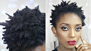 How To  Two Strands Twist Out On TWA 4C Natural Hair [upl. by Ahsilek312]