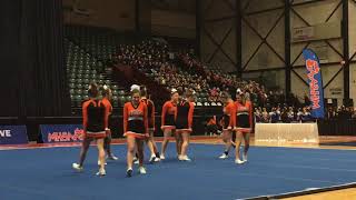 Munising’s Round 3 at the 2019 MHSAA competitive cheer state finals [upl. by Eitirahc842]