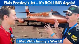 Inside Elvis Presley’s Abandoned Private Jet with Jimmy’s World [upl. by Eilatan729]