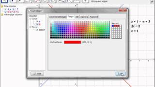 Løse ligninger med GeoGebra [upl. by Doughty]