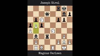 Magnus Carlsen vs Joseph Girel  March 5 Late 2024 [upl. by Avrit]