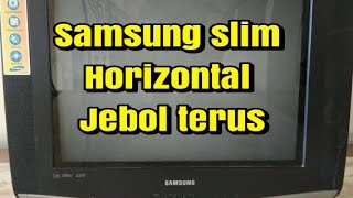 Samsung slim horizontal jebol terus [upl. by Figone]